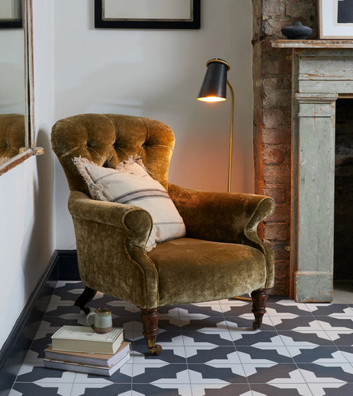 Bert & May Black Crosses Porcelain Tile Bert & May Wall Tiles