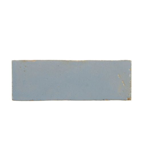 Medina Cornflower Blue Rectangle Handmade Moroccan Zellige Tile Fireplace Wall Tiles Medina Cornflower Blue Rectangle Handmade Moroccan Zellige Tile Fireplace Wall Tiles