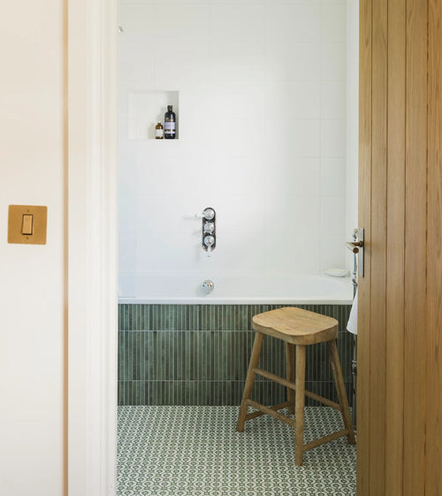 Designers Guild Jaal Moss Bathroom Tiles