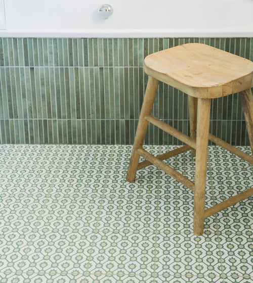 Designers Guild Jaal Moss Bathroom Tiles