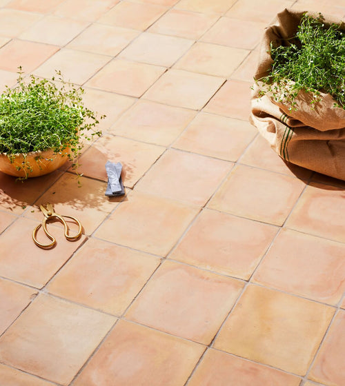Handmade Classic Terracotta Square Tile 20x20