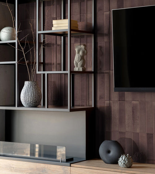 Ixworth Mulberry Brick Tile Splashback Wall Tiles