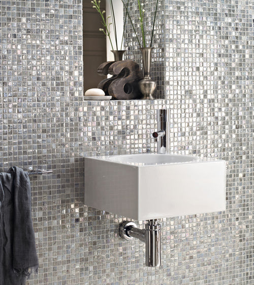 Malacassa Glacier Square Mosaic Mosaic Wall Tiles