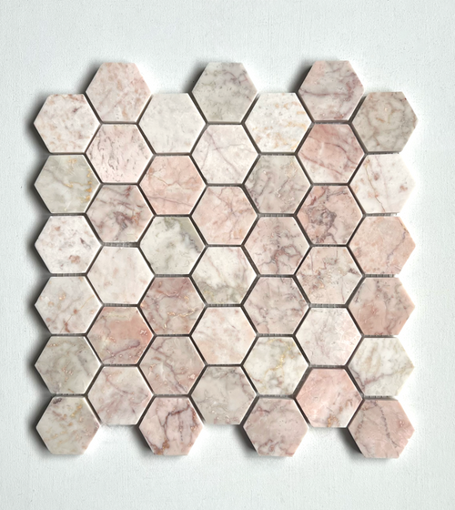 Aegean Pink Large Hexagon Marble Mosaic Hexagonal Wall Tiles Aegean Pink Large Hexagon Marble Mosaic Hexagonal Wall Tiles Aegean Pink Large Hexagon Marble Mosaic Hexagonal Wall Tiles