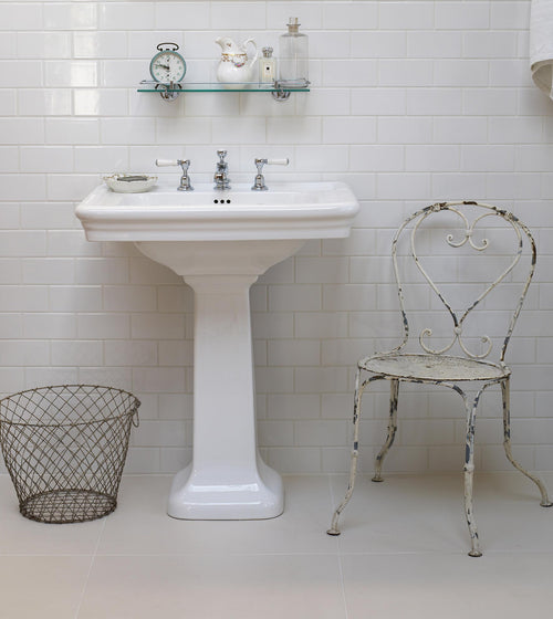 Architecture White Gloss 6 x 25 Modern Kitchen Tiles