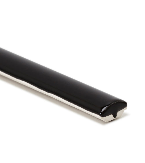 Architecture Black Gloss Quarter Round Pencil Bathroom Wall & Floor Tiles Architecture Black Gloss Quarter Round Pencil Bathroom Wall & Floor Tiles