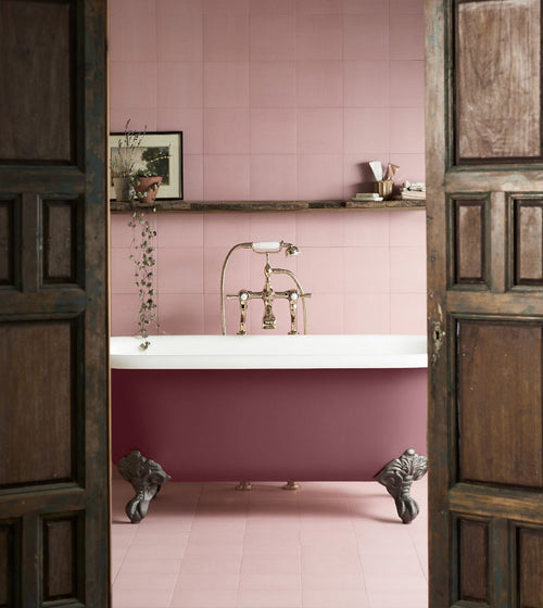 Bert & May Cherry Porcelain Plain Tile Bert & May Wall Tiles