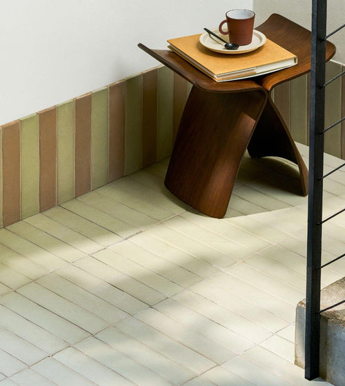 Balance Olive Brick Tile Splashback Wall Tiles