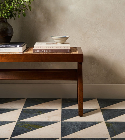 Blends Tarla Triangle Marble Tile Stone Kitchen Tiles