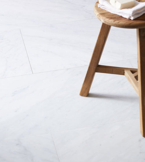 Carrara White Marble Tile 45.7 x 45.7 Large Bathroom Tiles Carrara White Marble Tile 45.7 x 45.7 Large Bathroom Tiles