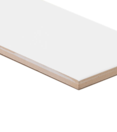 Giralda Hielo White Glazed Metro Tile Splashback Wall Tiles