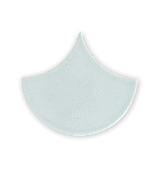Escalas Willow Scallop Glazed Tile Blue Kitchen Tiles
