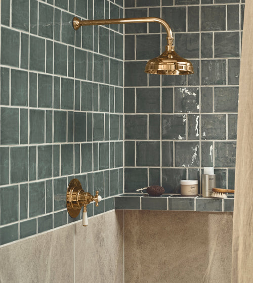 Jaipur Dartmouth Green Square Glazed Tile Ranges/Jaipur