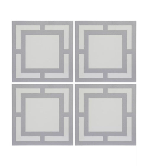 Kelly Hoppen Signature Grey and White Grey Kitchen Tiles