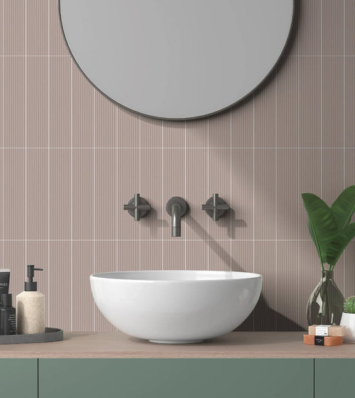 Levante Ridge Barley Bathroom Wall & Floor Tiles