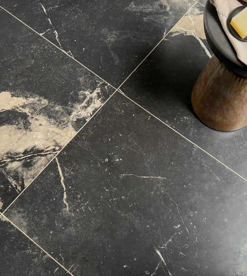 Lux Black - 60 x 120 Extra Large Kitchen Tiles