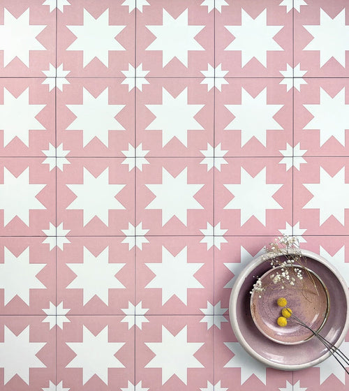 Bert and May Pink Pradena Porcelain Tile Bert & May Wall Tiles Bert and May Pink Pradena Porcelain Tile Bert & May Wall Tiles