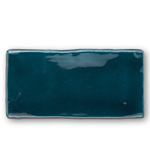 Provence Monaco Rectangle Glazed Tile Blue Bathroom Tiles