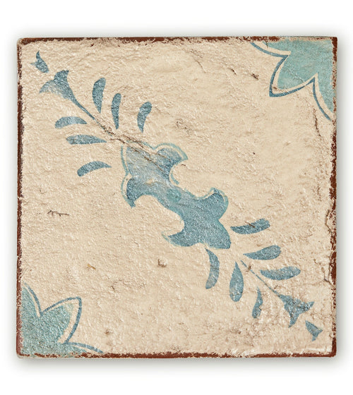 Paris Sandrine Patterned Terracotta Tile Blue Kitchen Tiles Paris Sandrine Patterned Terracotta Tile Blue Kitchen Tiles