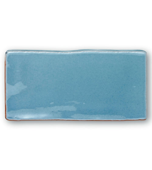 Provence Turbie Rectangle Glazed Tile Blue Kitchen Tiles