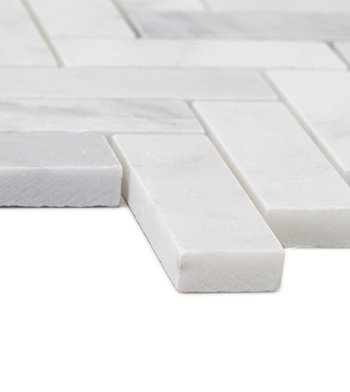 East Hampton Harbour View Herringbone Marble Mosaic Marble Floor Tiles East Hampton Harbour View Herringbone Marble Mosaic Marble Floor Tiles
