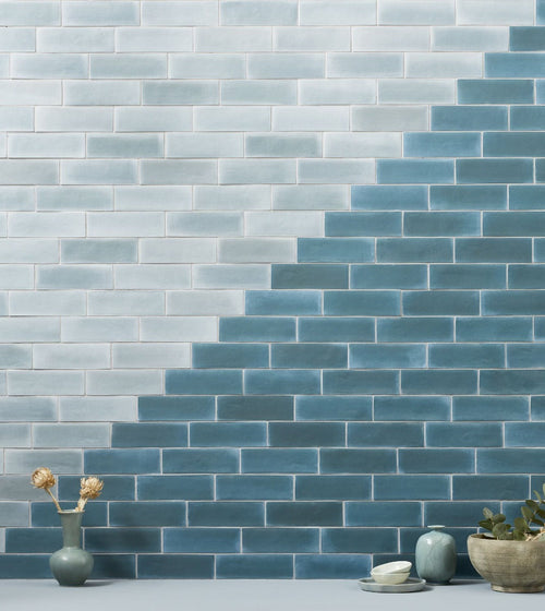 South Cliff Teal Brick Tile Outdoor Wall Tiles South Cliff Teal Brick Tile Outdoor Wall Tiles