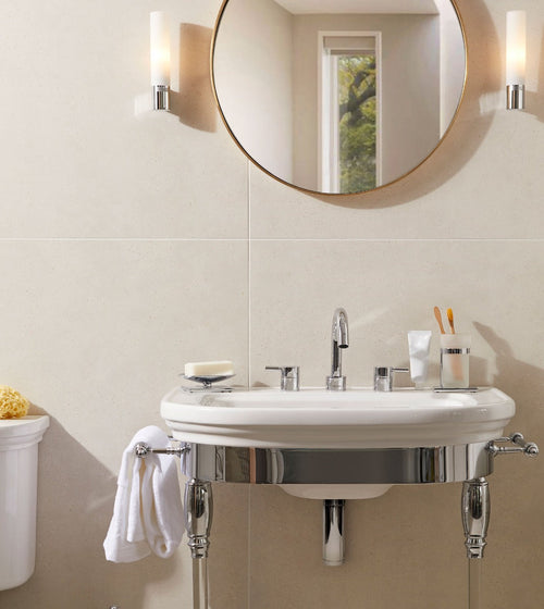 Umbrian White 30 x 60 Stone Effect Floor Tiles