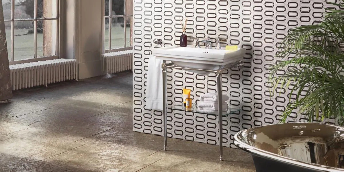 Where are the best places to use marble tiles in the home?