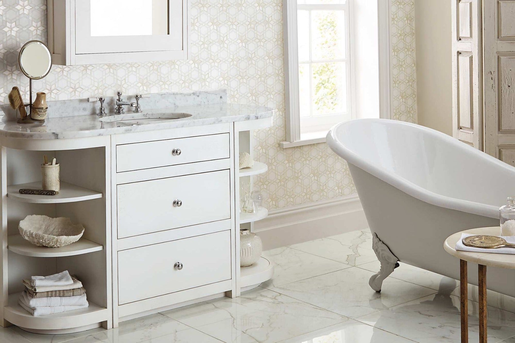Choosing the best mosaic wall and floor tiles for bathrooms – Fired Earth