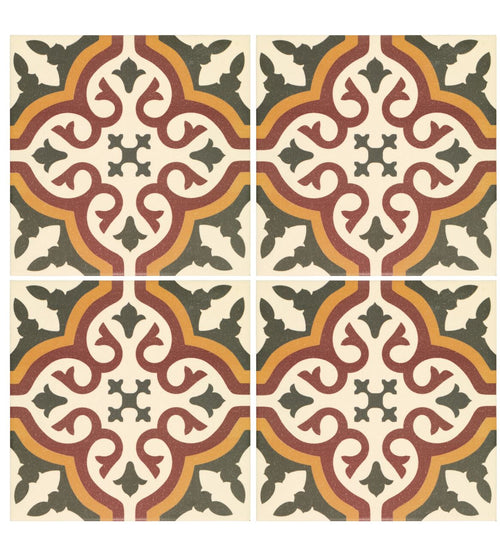 Abbey Whitby Patterned Porcelain Tile Abbey range collection