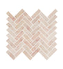 Default Title Aegean Aegean Pink Herringbone Marble Mosaic thumbnail