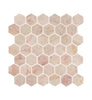 Default Title Aegean Aegean Pink Large Hexagon Marble Mosaic thumbnail