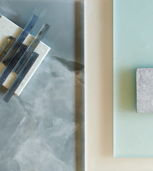 Arabian Sea Ormara Glass Mosaic Glass Kitchen Tiles