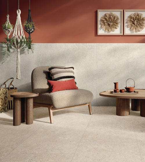 Axis Ivory Tile - 60 x 120 Floor Tiles/Large Floor Tiles