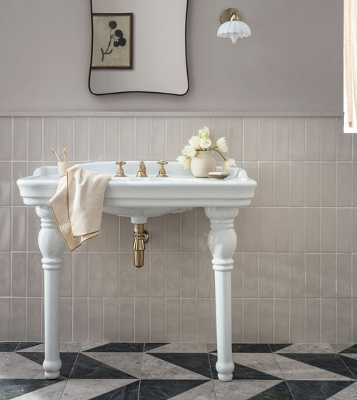 Alhambra White 7.5 x 22.5 Wall Tiles/Decorative Wall Tiles