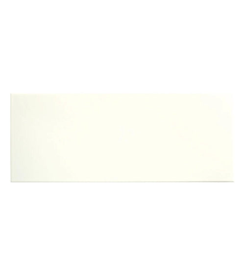 Bilbao White 20 x 50 Gloss Tile Cream Kitchen Tiles