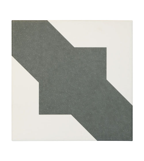 Bert & May Black Crosses Porcelain Tile Kitchen Tiles