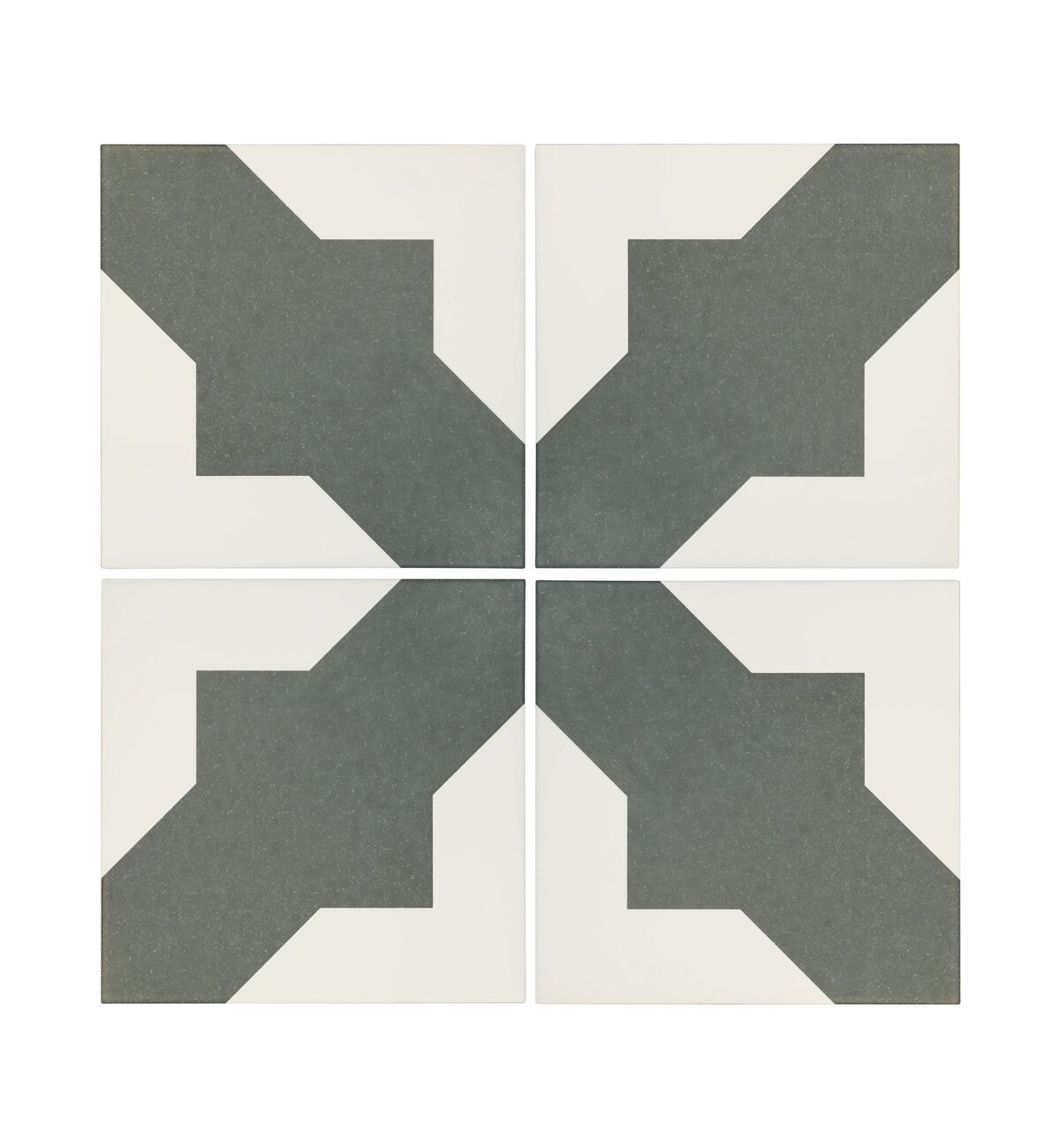Bert & May Black Crosses Porcelain Tile | Floor Tiles | Fired Earth