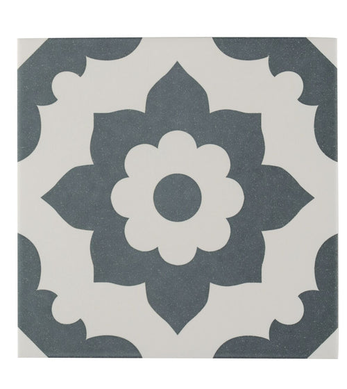Bert & May Black Santona Porcelain Tile Shower Wall Tiles