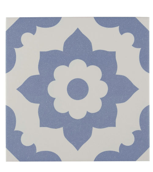 Bert & May Navy Santona Porcelain Tile Shower Wall Tiles