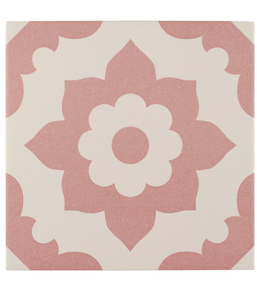Bert & May Pink Santona Porcelain Tile Shower Wall Tiles