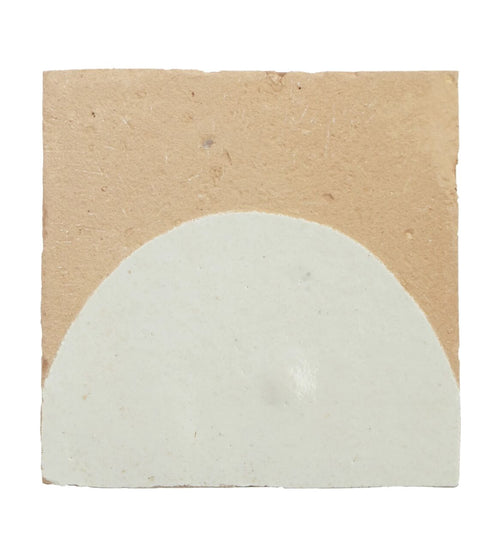 Medina Pure White Belen Handmade Moroccan Zellige Tile Rustic Bathroom Tiles