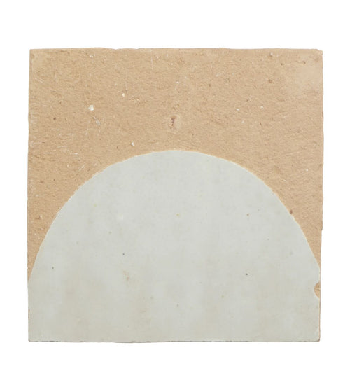 Medina Pure White Belen Handmade Moroccan Zellige Tile Rustic Bathroom Tiles