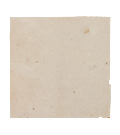 Medina Cloudy White Square Handmade Moroccan Zellige Tile Rustic Bathroom Tiles