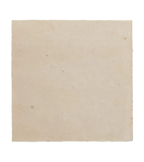 Medina Cloudy White Square Handmade Moroccan Zellige Tile Rustic Bathroom Tiles