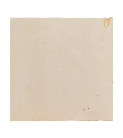 Medina Cloudy White Square Handmade Moroccan Zellige Tile Rustic Bathroom Tiles