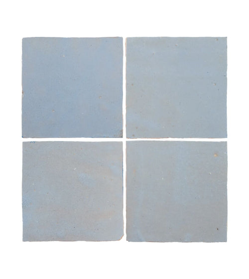 Medina Cornflower Blue Zellige Square Zellige Kitchen Tiles