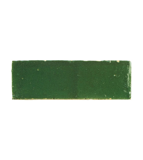 Medina Moss Green Rectangle Handmade Moroccan Zellige Tile Rustic Bathroom Tiles