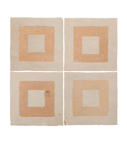 Medina Cloudy White Porton Handmade Moroccan Zellige Tile Rustic Bathroom Tiles