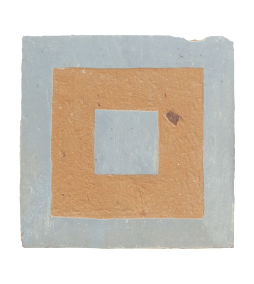 Medina Cornflower Blue Porton Handmade Moroccan Zellige Tile Rustic Bathroom Tiles